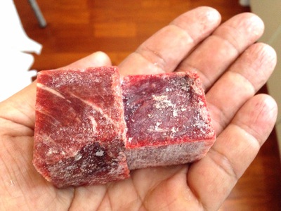 業務スーパーの馬肉（ホースミート）１㎏・カナダ産