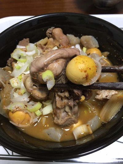 鍛人の筋肉飯！～珍しい食材の【親鶏玉ひも】を使って煮込み料理を作ってみました