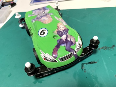 痛車のミニ四駆マシンを作ってみました～日本が生んだ痛車文化は芸術品だと思います！