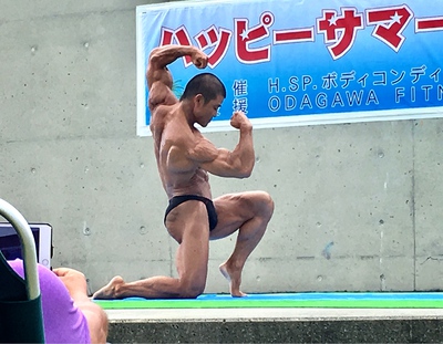 琉球戦士・仲泊選手の驚愕の絞り〜筋肉に皮一枚の仕上りとは正に彼のことです。 琉球戦士・仲泊選手の驚愕の絞り〜筋肉に皮一枚の仕上りとは正に彼のことです。