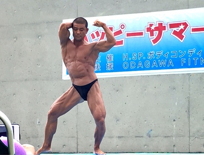 琉球戦士・仲泊選手の驚愕の絞り〜筋肉に皮一枚の仕上りとは正に彼のことです。 琉球戦士・仲泊選手の驚愕の絞り〜筋肉に皮一枚の仕上りとは正に彼のことです。