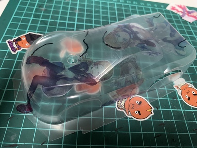 痛車のミニ四駆マシンを作ってみました～日本が生んだ痛車文化は芸術品だと思います！
